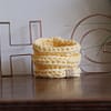 Lemon Sorbet Knitted Dog Snood
