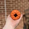 Pumpkin Durable Rubber Treat Dispenser & Enrichment Toy - Soda Pup Jack O’Lantern - Image 2