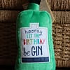 Let the Birthday Be Gin - Plush Dog Toy with Squeaker - Image 2
