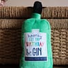 Let the Birthday Be Gin - Plush Dog Toy with Squeaker - Image 3