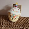 Birthday Cupcake with Candle - Plush Toy with Squeaker - Image 2