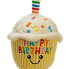Birthday Cupcake with Candle - Plush Toy with Squeaker