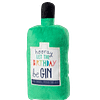 Let the Birthday Be Gin - Plush Dog Toy with Squeaker