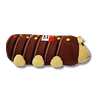 Caterpillar Birthday Cake - Plush Dog toy with Squeaker - Image 3