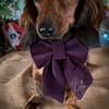 Personalised Luxury Velvet Sailor bow - Image 3