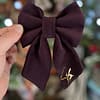 Personalised Luxury Velvet Sailor bow - Image 2