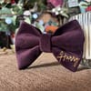 Personalised Luxury Velvet Bow - Image 4