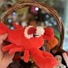 Christmas Lobster Dog toy with Squeaker - House of Paws - Image 3