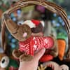 Christmas Jumper Dachshund Dog toy with Squeaker - House of Paws - Image 2