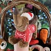 Christmas Jumper Dachshund Dog toy with Squeaker - House of Paws - Image 6
