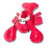 Christmas Lobster Dog toy with Squeaker - House of Paws