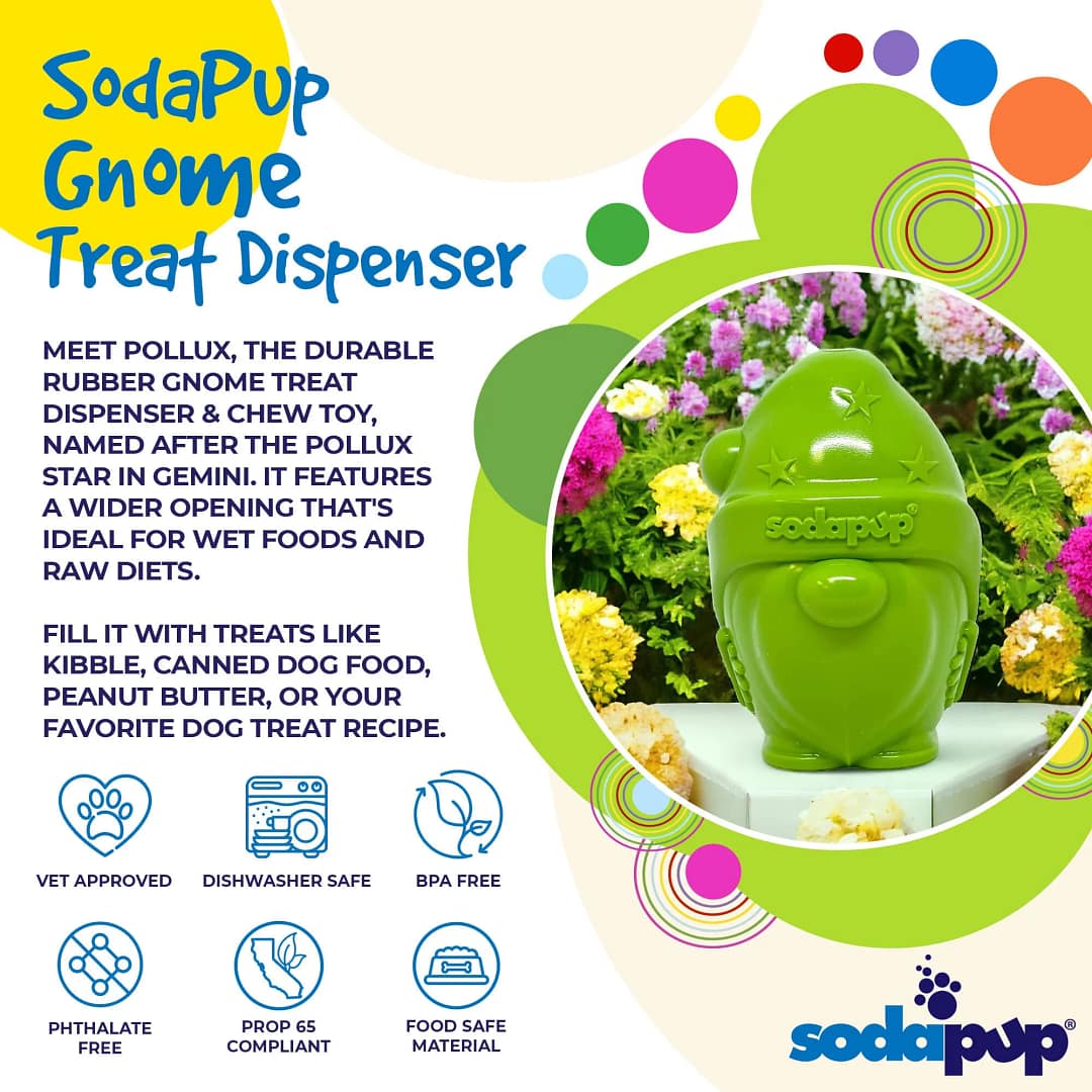 Christmas Gonk Treat Dispenser -  Enrichment toy from SodaPup - Image 4