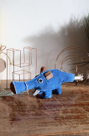 Dino the Dyno fish Eco Dog Toy