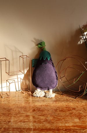 Austin the Aubergine  - Green and Wilds Eco Toy