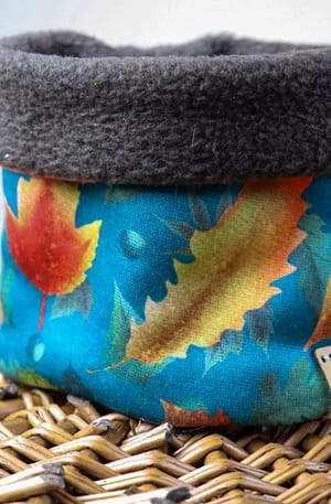 Autumn Puddles - Reversible Fleece Snood