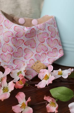Love at first Blush- Valentines Bandana
