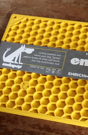 Soda Pup Honeycomb Design Emat Enrichment Lick Mat