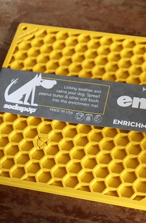 Soda Pup Honeycomb Design Emat Enrichment Lick Mat