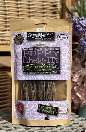 Puppy Chew-its 80g - Green & Wilds