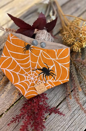 Spiderwebs Bandana  - H&G Autumn & Halloween Collection