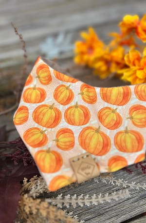 Pumpkin Harvest Bandana - H&G Autumn & Halloween Collection