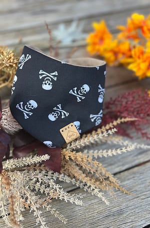 Skull & Crossbones Bandana  - H&G Autumn & Halloween Collection