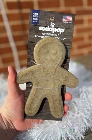 SodaPup Gingerbread Man - Durable Nylon Dog Chew