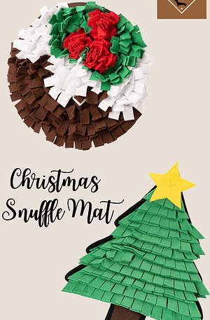 Christmas snuffle mats Enrichment toy for dogs