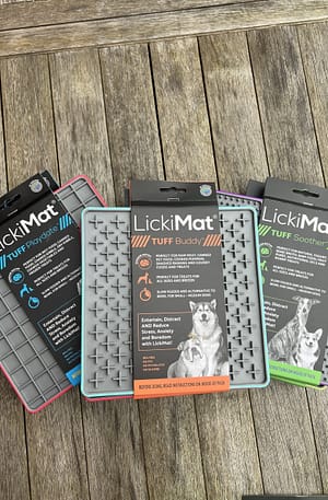 LickiMat Tuff lick mats - Soother, Playmate and Buddy