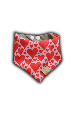 Heartbreaker- Valentines Dog Bandana and option to add matching Scrunchie