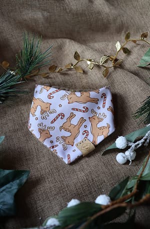 Reindeer and Candy Canes - Christmas Collection Bandana