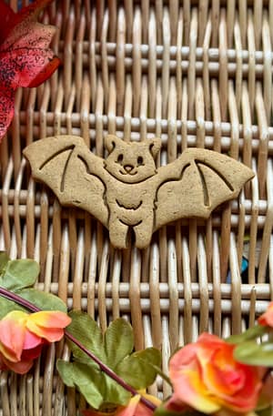 Halloween Bat- Grain Free Handmade Dog Biscuits