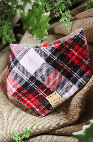 Cosy Tartan- Christmas Bandana