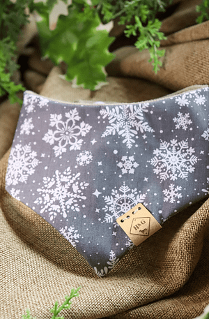 Snowflake-  Christmas Dog Bandana