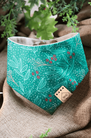 Berries and Bloom- Christmas Bandana