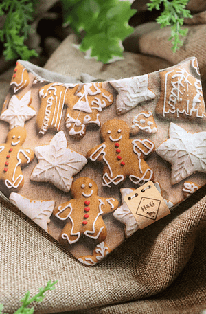 Gingerbread Cookies - Christmas Dog Bandana