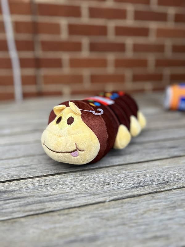 Caterpillar Birthday Cake - Plush Dog toy with Squeaker - Image 5