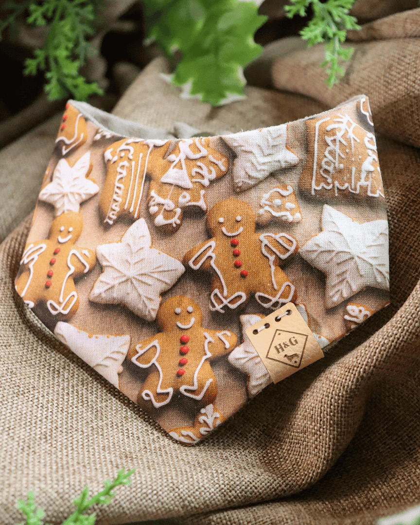 Gingerbread Cookies - Christmas Dog Bandana