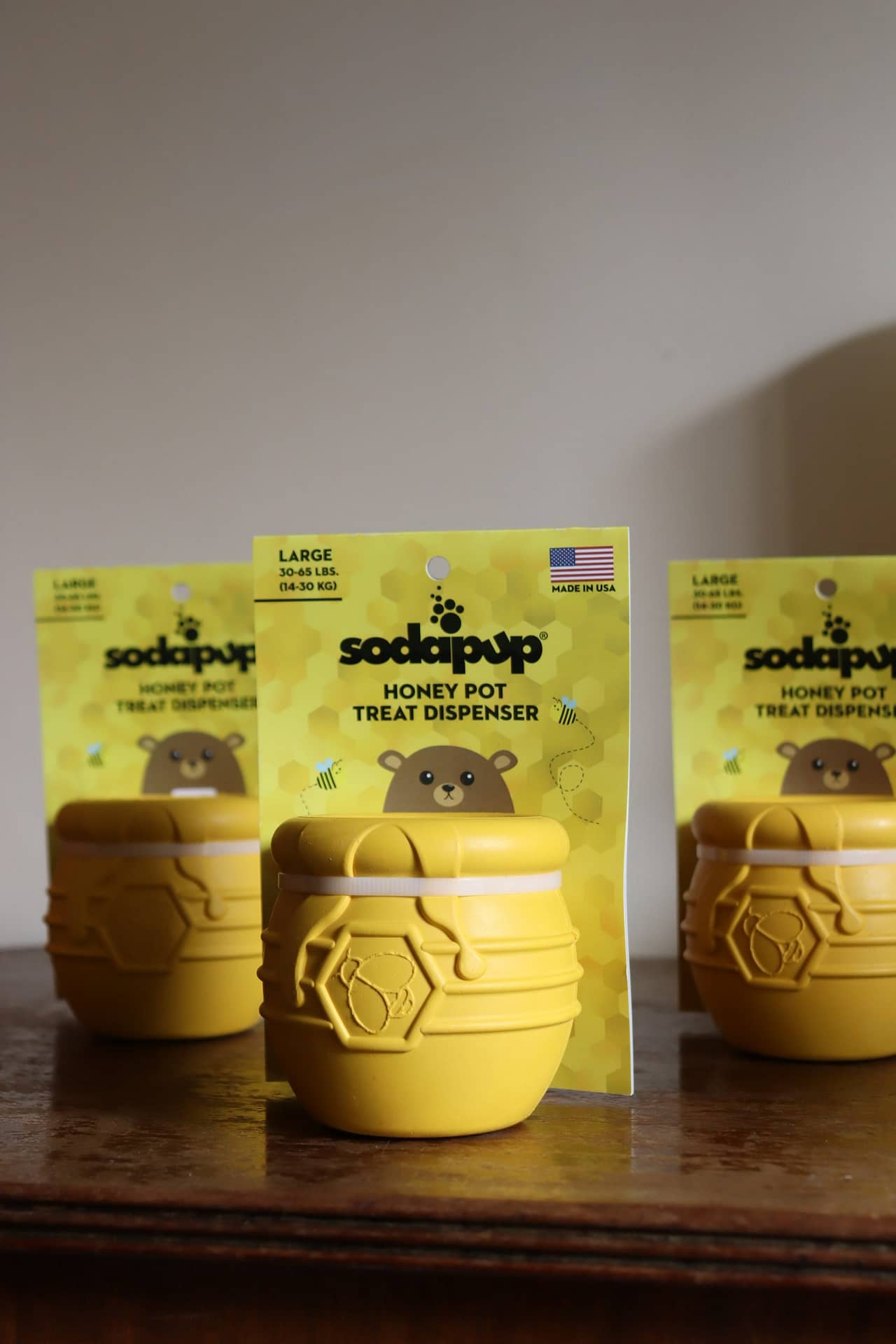 Honey Pot Durable Rubber Treat Dispenser & Enrichment Toy – TUDOU